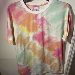 Oversized tie dye top - SZ XS